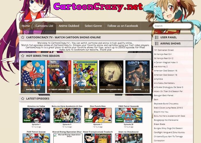 Cartoon Crazy Alternatives: Best Cartoons Sites