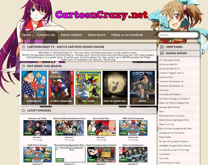 Cartoon Crazy Alternatives: Best Cartoons Sites