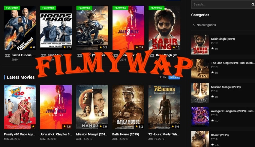 Filmywap in 2022 – Download HD Movies, Hollywood, Bollywood Movies