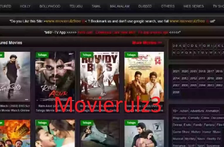 Movierulz3 2022 –Download Hollywood & Bollywood HD movies,Tamil Movies