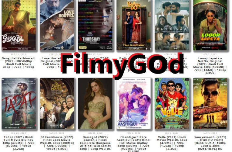 FilmyGod – Online Movies download illegal website, Filmygod 2023 latest new and update