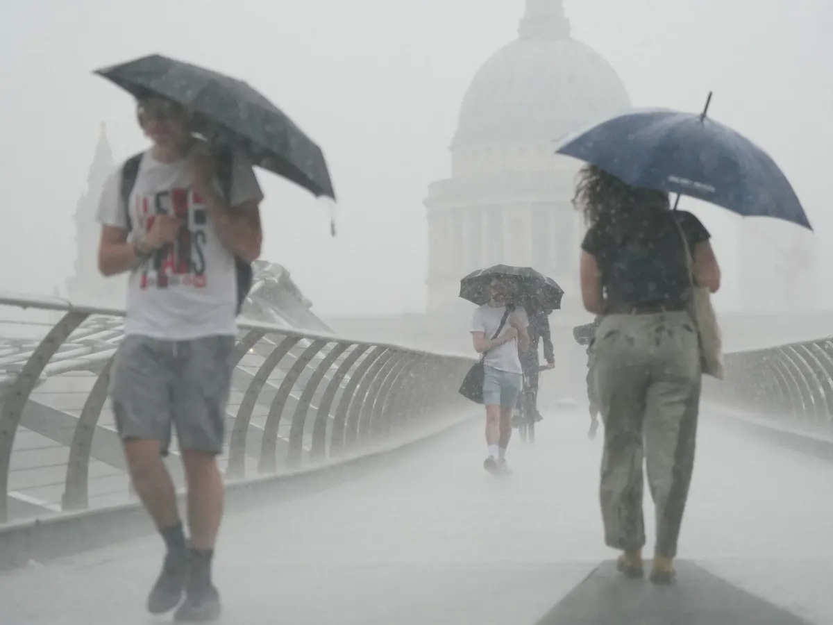 UK weather: Met Office issues warnings for thunderstorms, heavy rain and flooding on bank holiday Monday