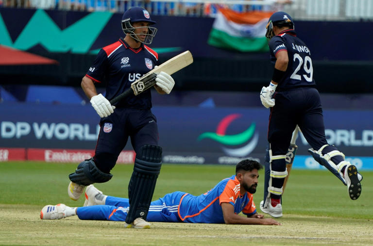 India fans flood New York cricket stadium for T20 match vs. USA - but some have mixed allegiances